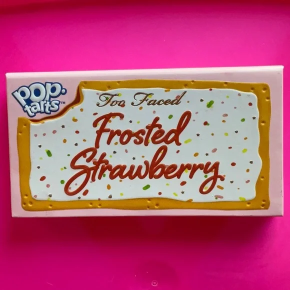 🍓 TOO FACED POP-TARTS ®️ FROSTED STRAWBERRY EYE SHADOW PALETTE 🍓 NWT 🍓